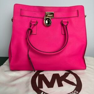Michael Kors Hamilton Large Pink Tote